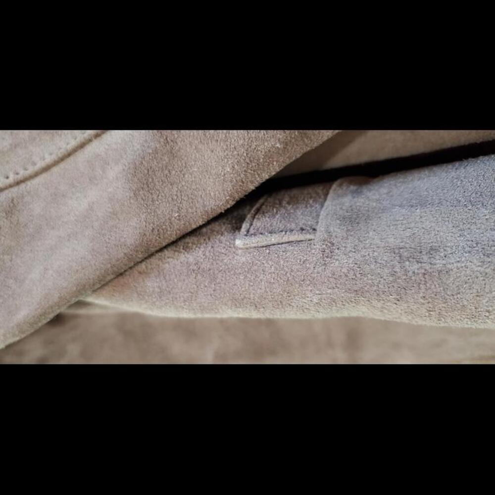 Chic Vintage Tan Suede Blazer for Women - Picture 8 of 10